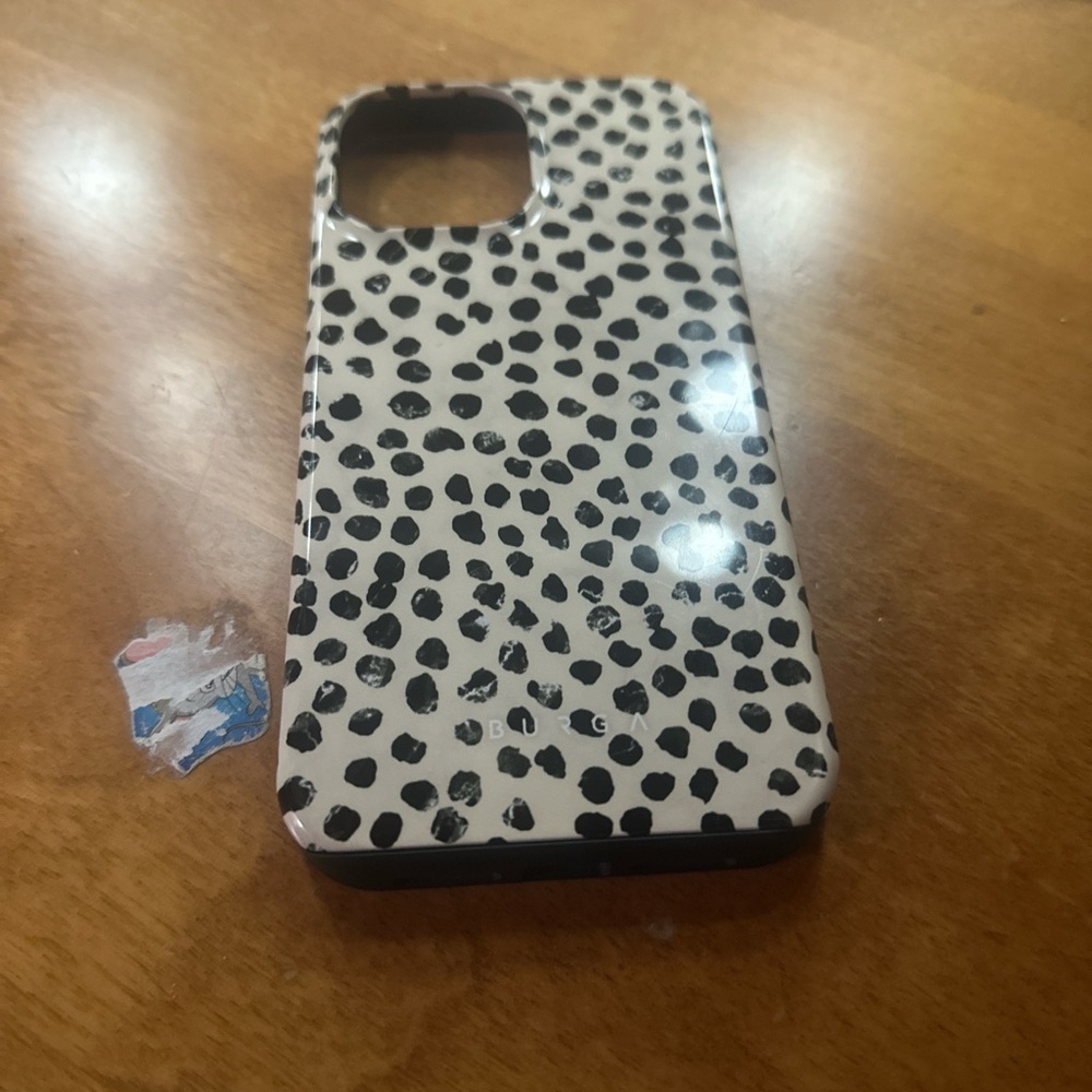 Spotted Black and White Phone Case from burga for the 13 pro max